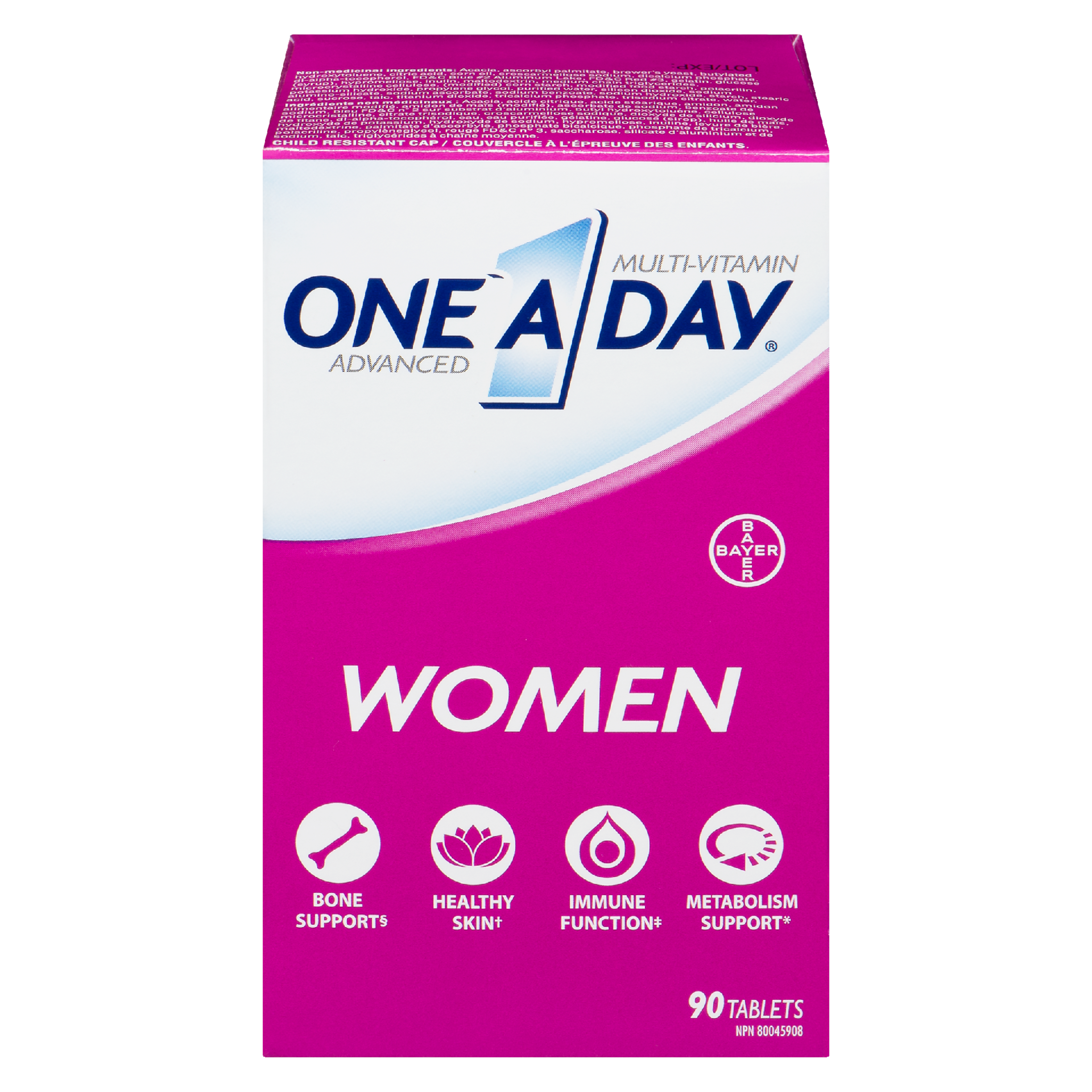 One A Day Advanced Multi-Vitamin Women 90 Tablets
