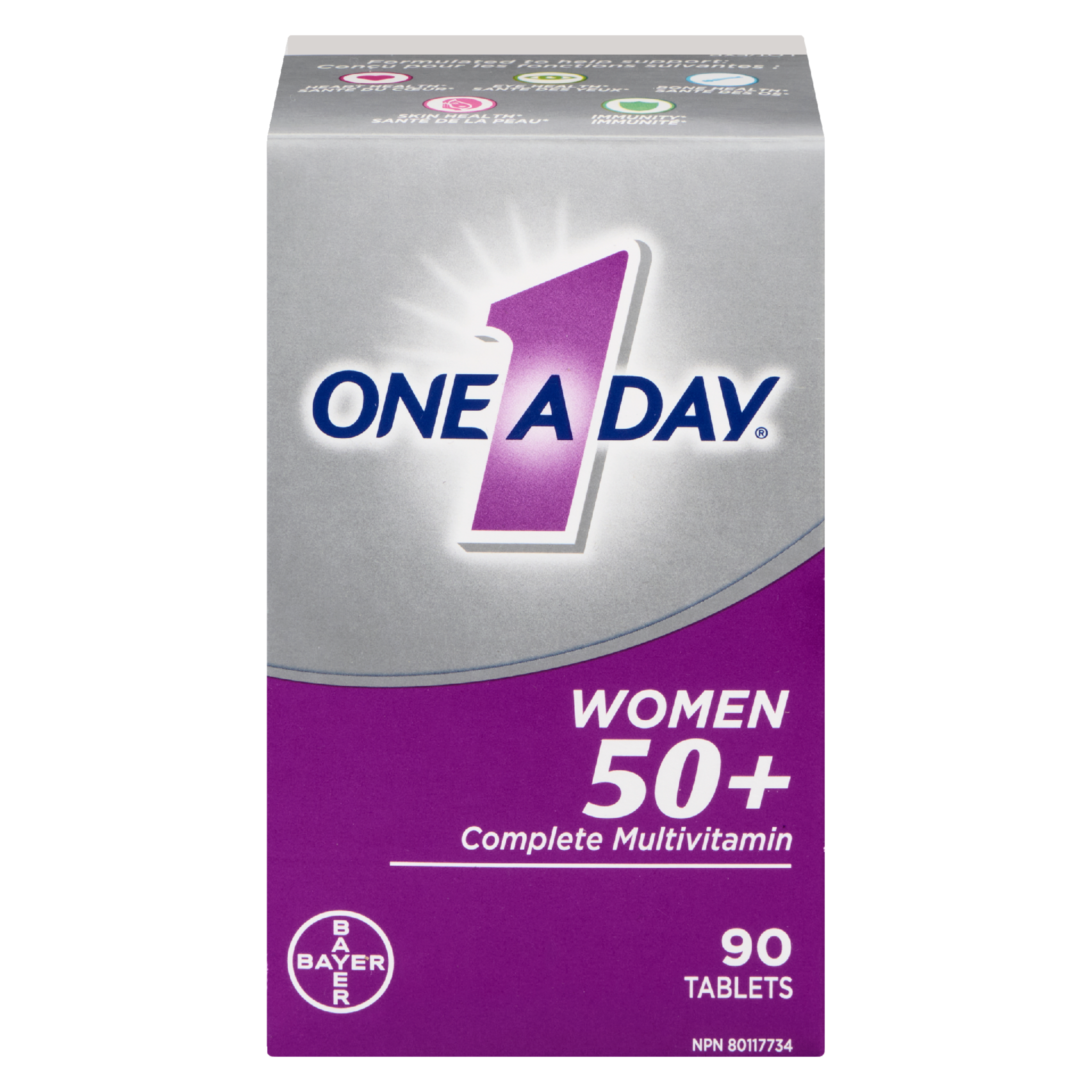 One A Day Complete Multivitamin Women 50+ 90 Tablets
