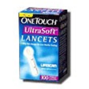 One Touch Ultrasoft Lancets 100’s
