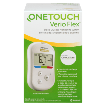 OneTouch Verio Flex Blood Glucose Monitoring System with ColourSure