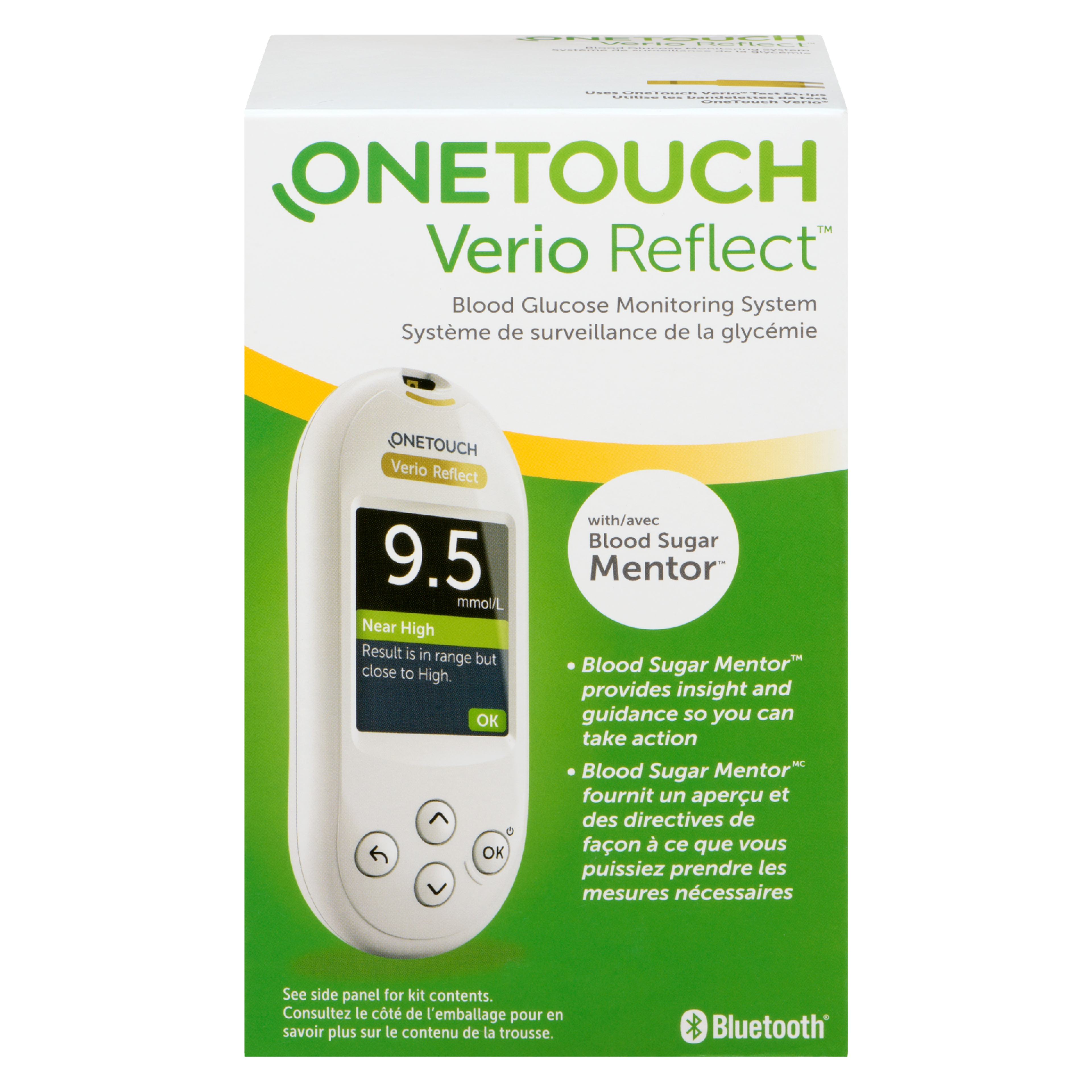 OneTouch Verio Reflect Blood Glucose Monitoring System with Blood Sugar Mentor