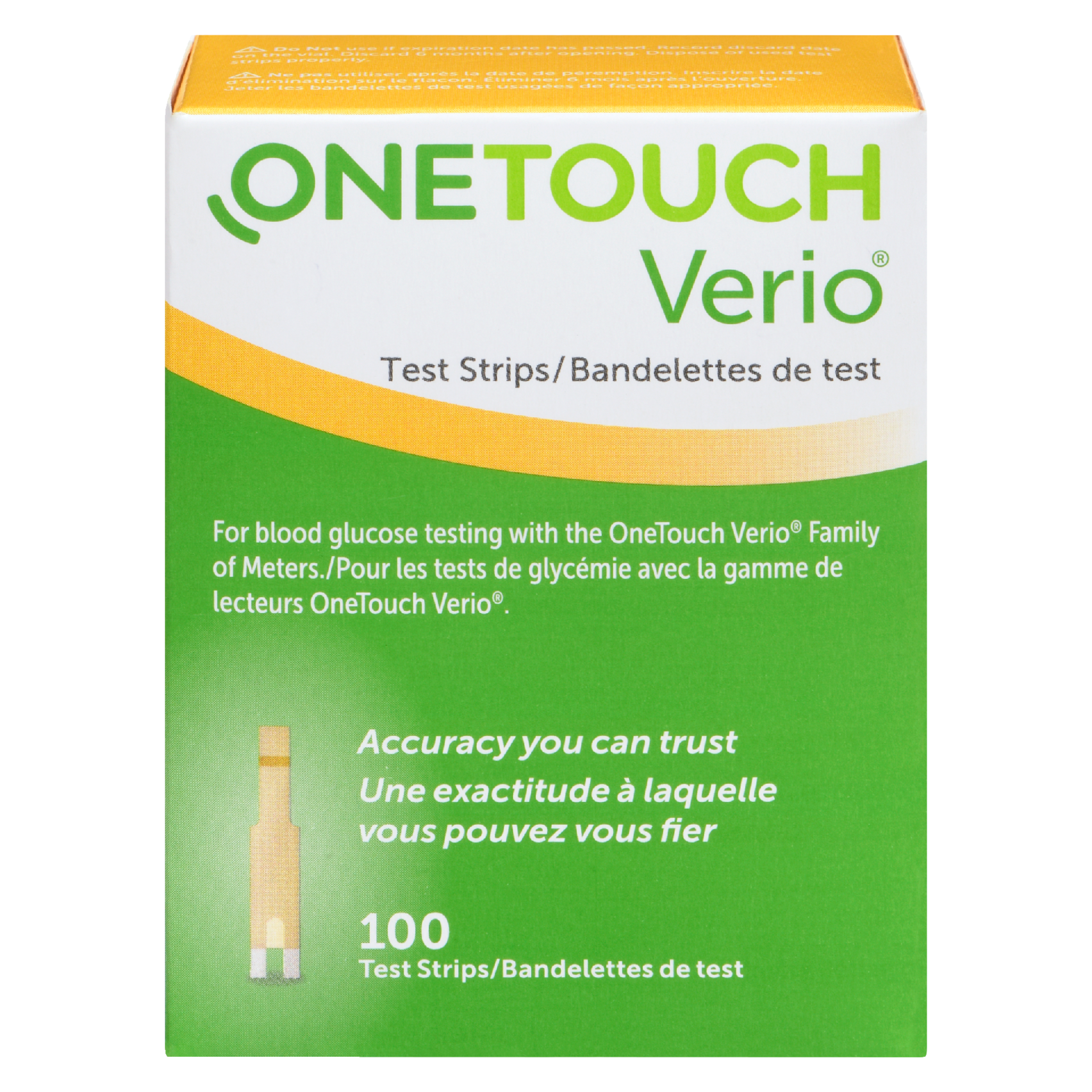 OneTouch Verio Test Strips 100 Test Strips