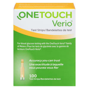 OneTouch Verio Test Strips 100 Test Strips