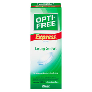 Opti-Free Express Advanced Cleaning & Disinfecting Solution Lasting Comfort 300 ml