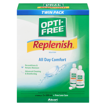 Opti-Free Replenish Solution All Day Comfort Twin Pack 2 x 300 ml