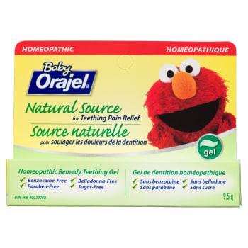 Orajel Baby Homeopathic Natural Source for Teething Pain Relief Gel 9.5 g
