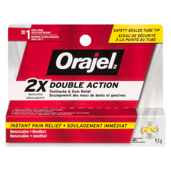 Orajel Double Action Toothache & Gum Relief Fast-Acting Gel 9.5 g