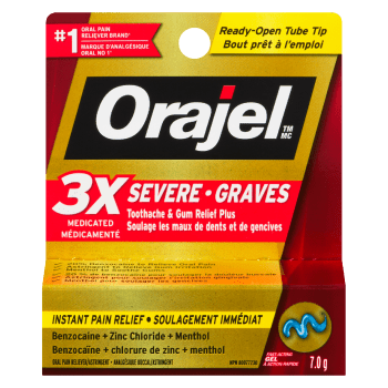 Orajel Fast-Acting Gel 3x Severe 7.0 g