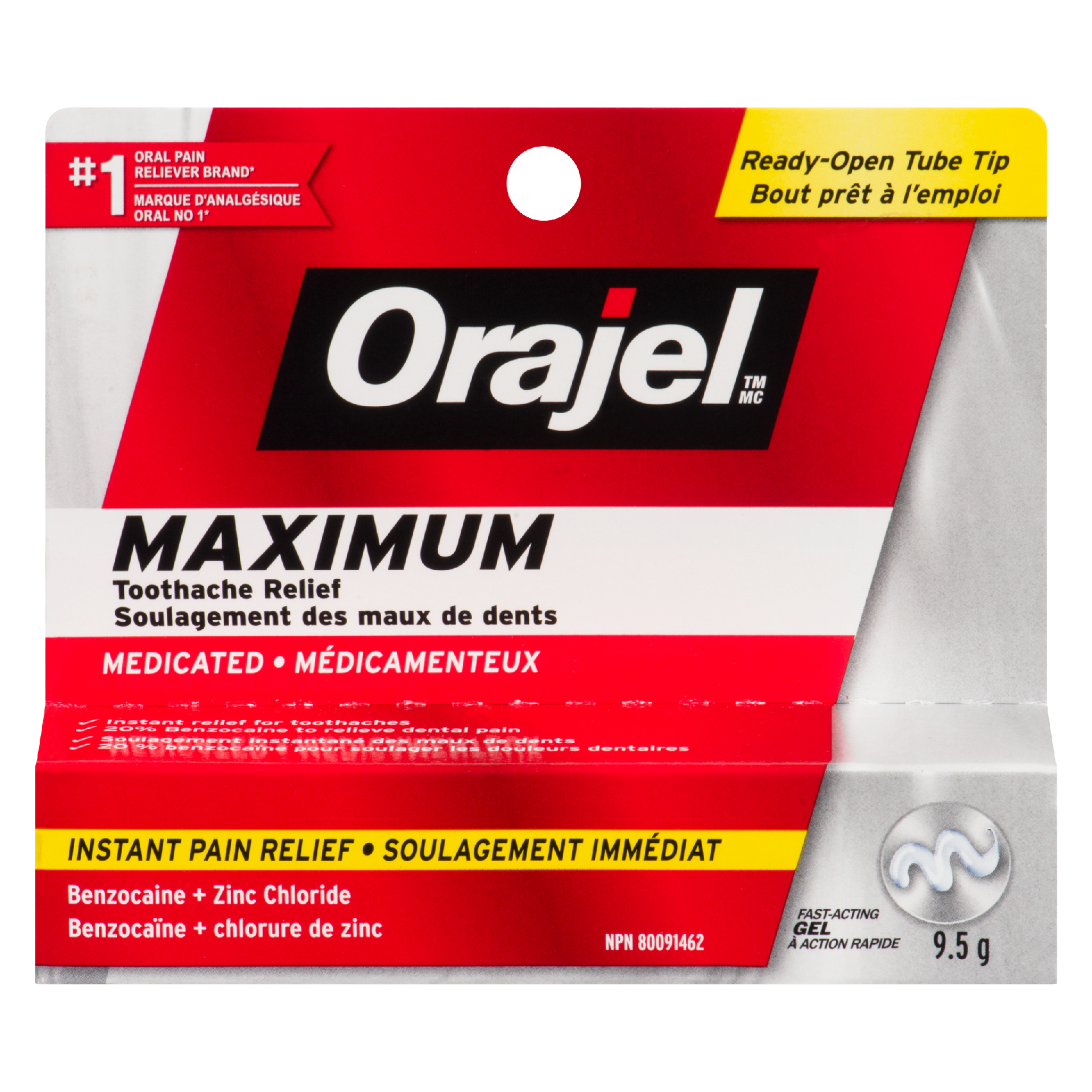 Orajel Fast-Acting Gel Maximum 9.5 g