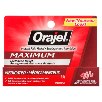 Orajel Maximum Fast-Acting Gel Toothache Relief 9.5 g