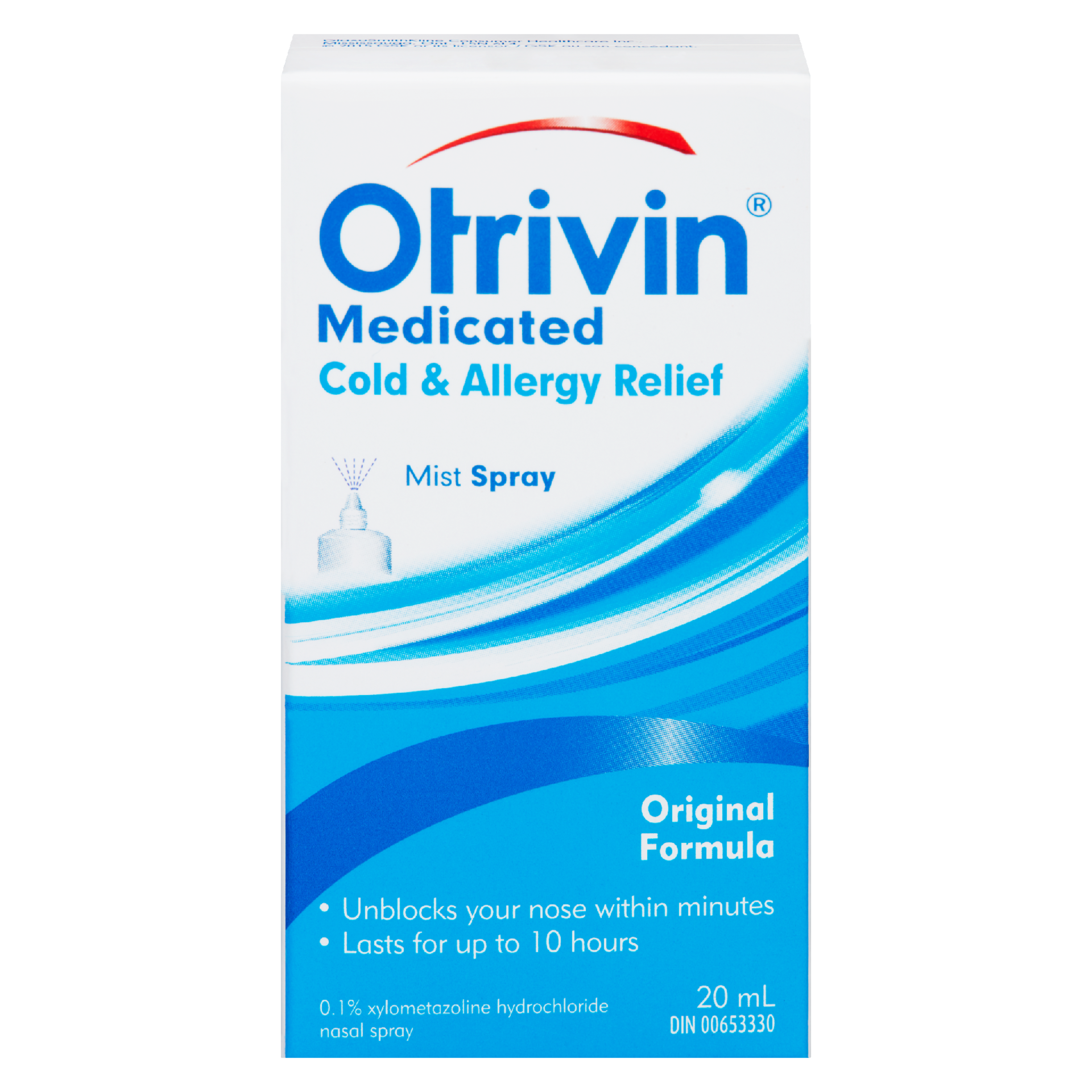 Otrivin Medicated Cold & Allergy Relief Mist Spray 20 ml