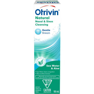 Otrivin Natural Nasal & Sinus Cleansing Gentle Stream Sea Water & Aloe 100 ml