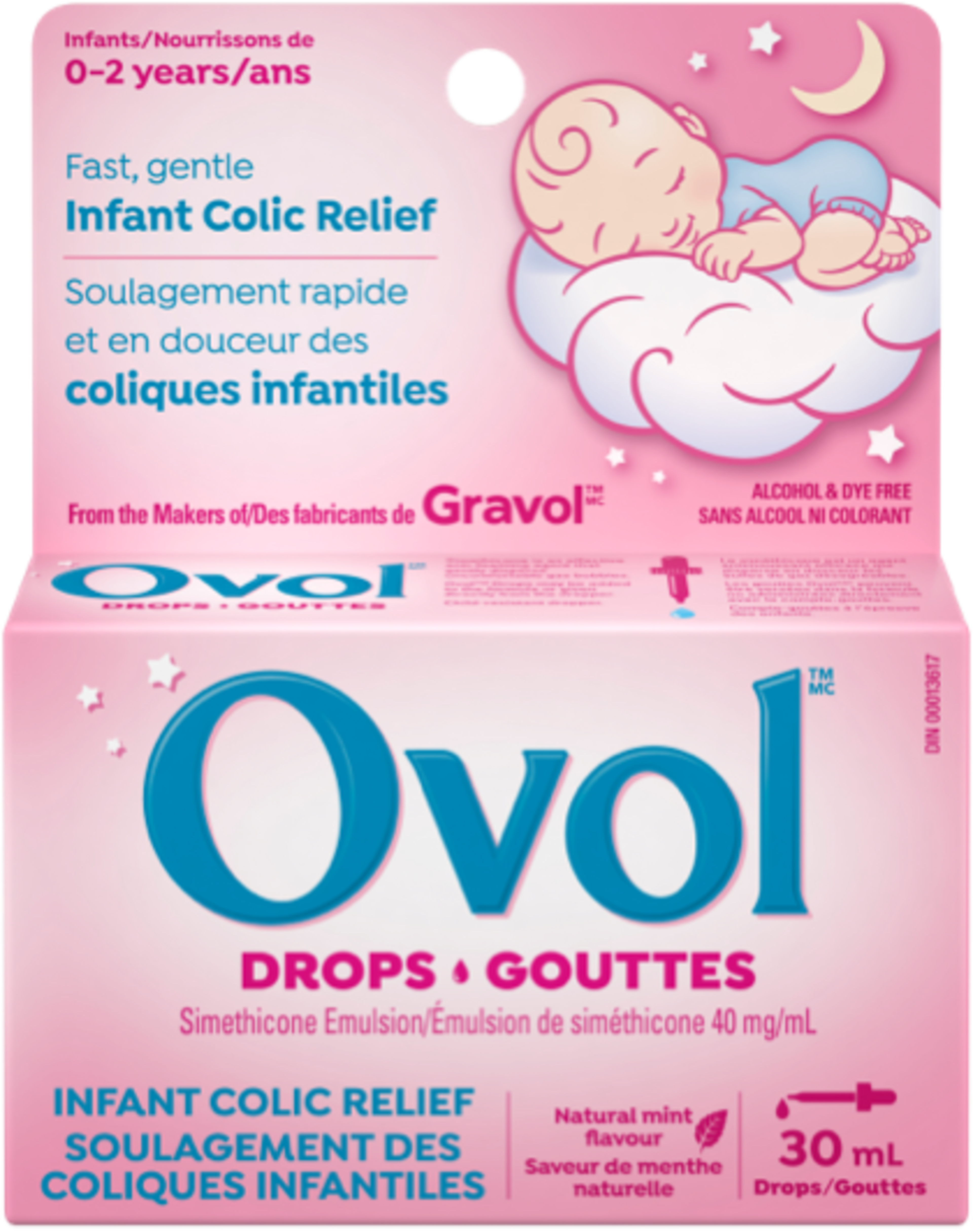 Ovol Infant Colic Relief Drops Infants 0-2 Years 30 ml