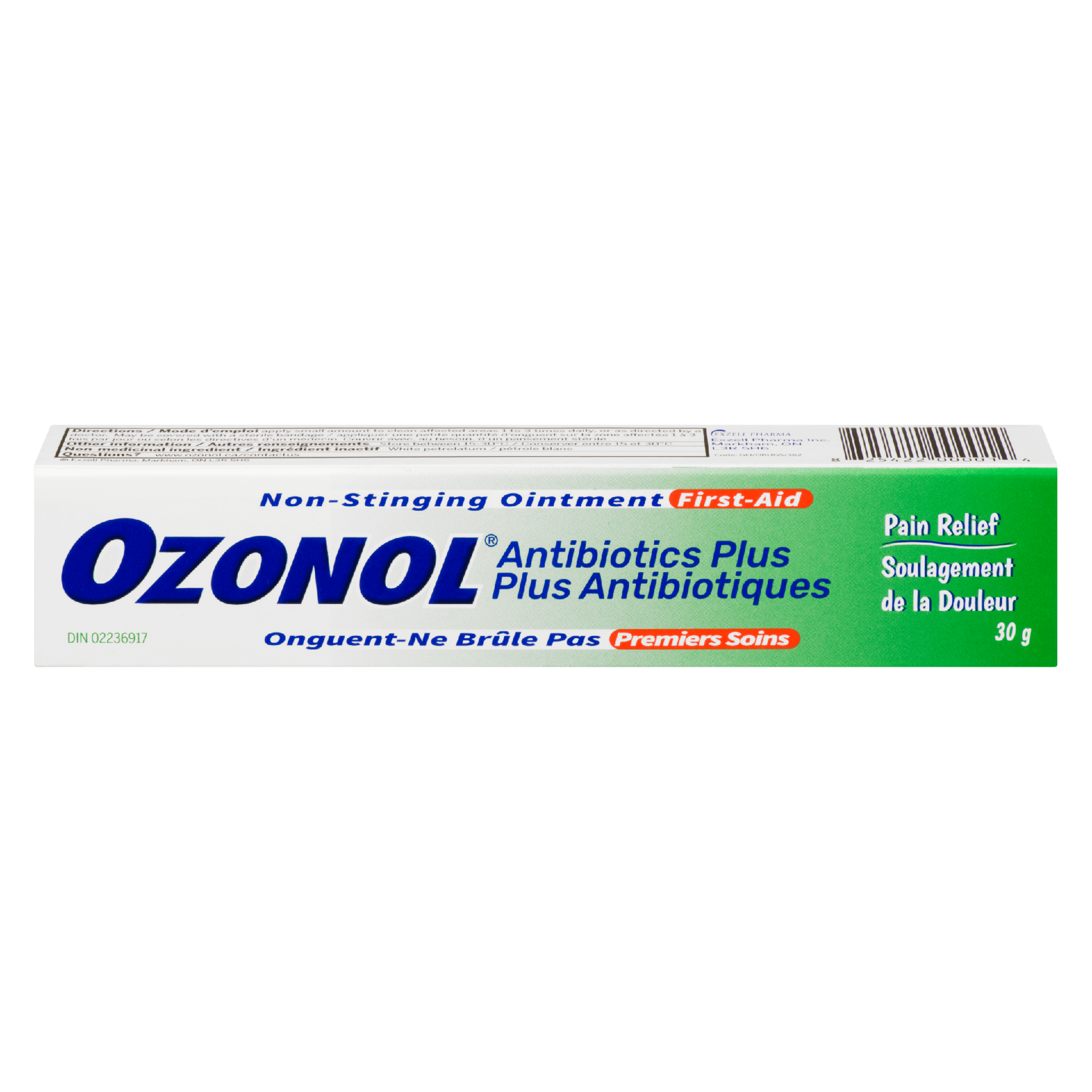 Ozonol Antibiotics Plus Non-Stinging Ointment 30 g