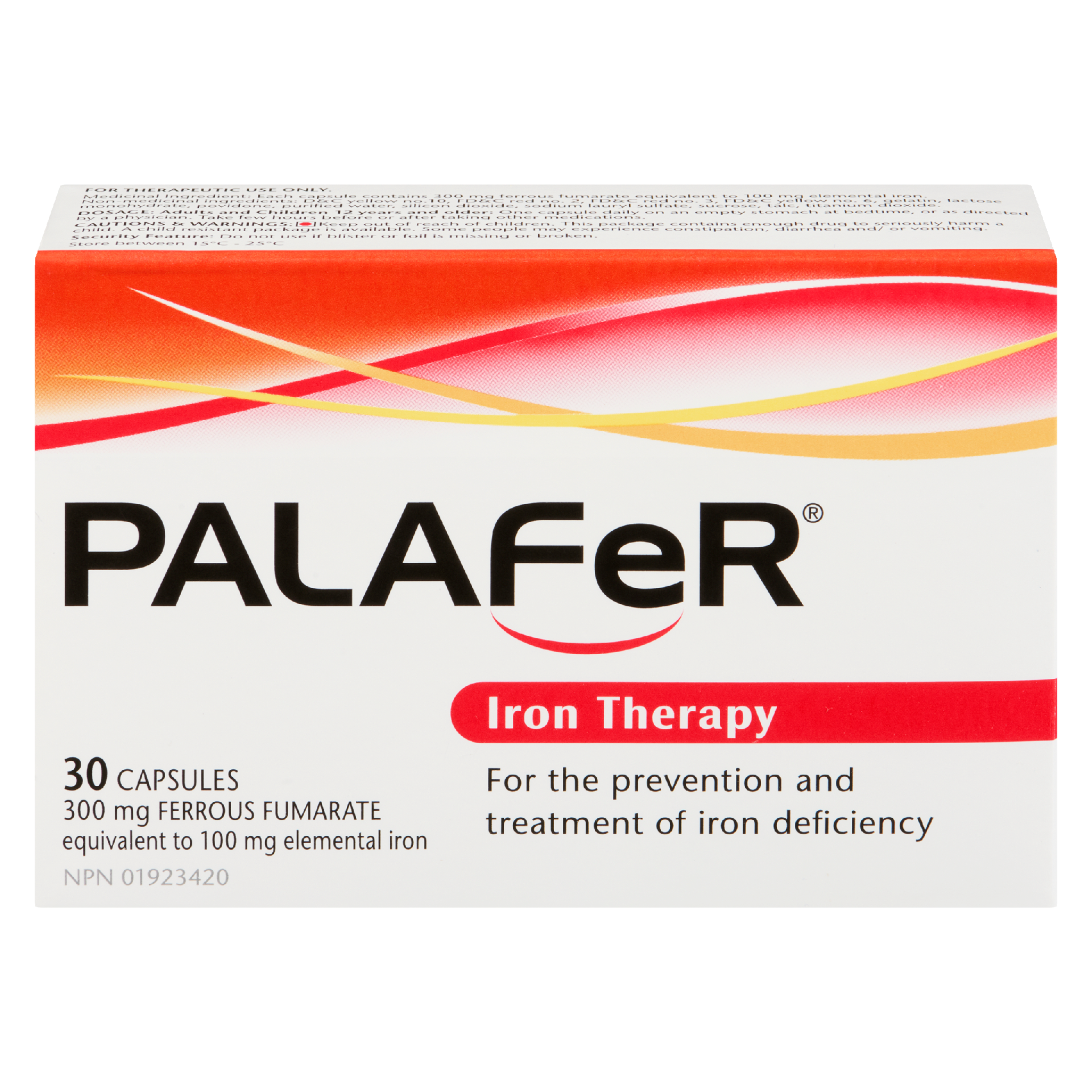 Palafer Iron Therapy 30 Capsules