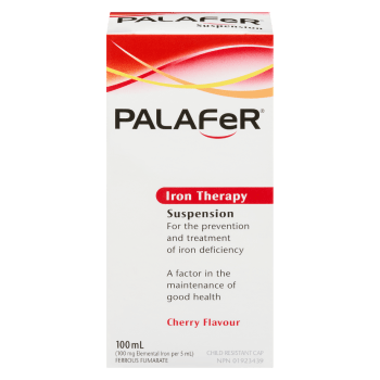 Palafer Iron Therapy Suspension Cherry Flavour 100 ml