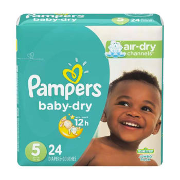 Pampers Baby-Dry Diapers (Size 5, 24 Count)
