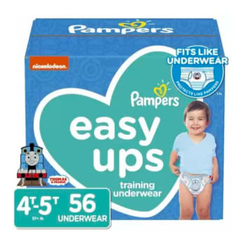 Pampers Easy Up Thomas & Friends Training Pants for Boys (Size 4T-5T, 60 Count)