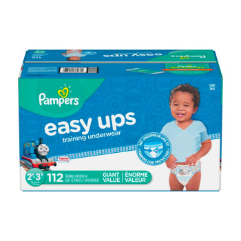 Pampers Easy Ups Training Pants for Boys Giant Pack (Size 2T-3T, 112 Count)