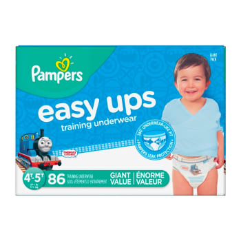 Pampers Easy Ups Training Pants for Boys Giant Pack (Size 4T-5T