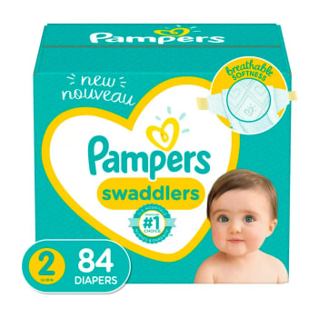 Pampers Swaddlers Diapers (Size 2, 84 Count)