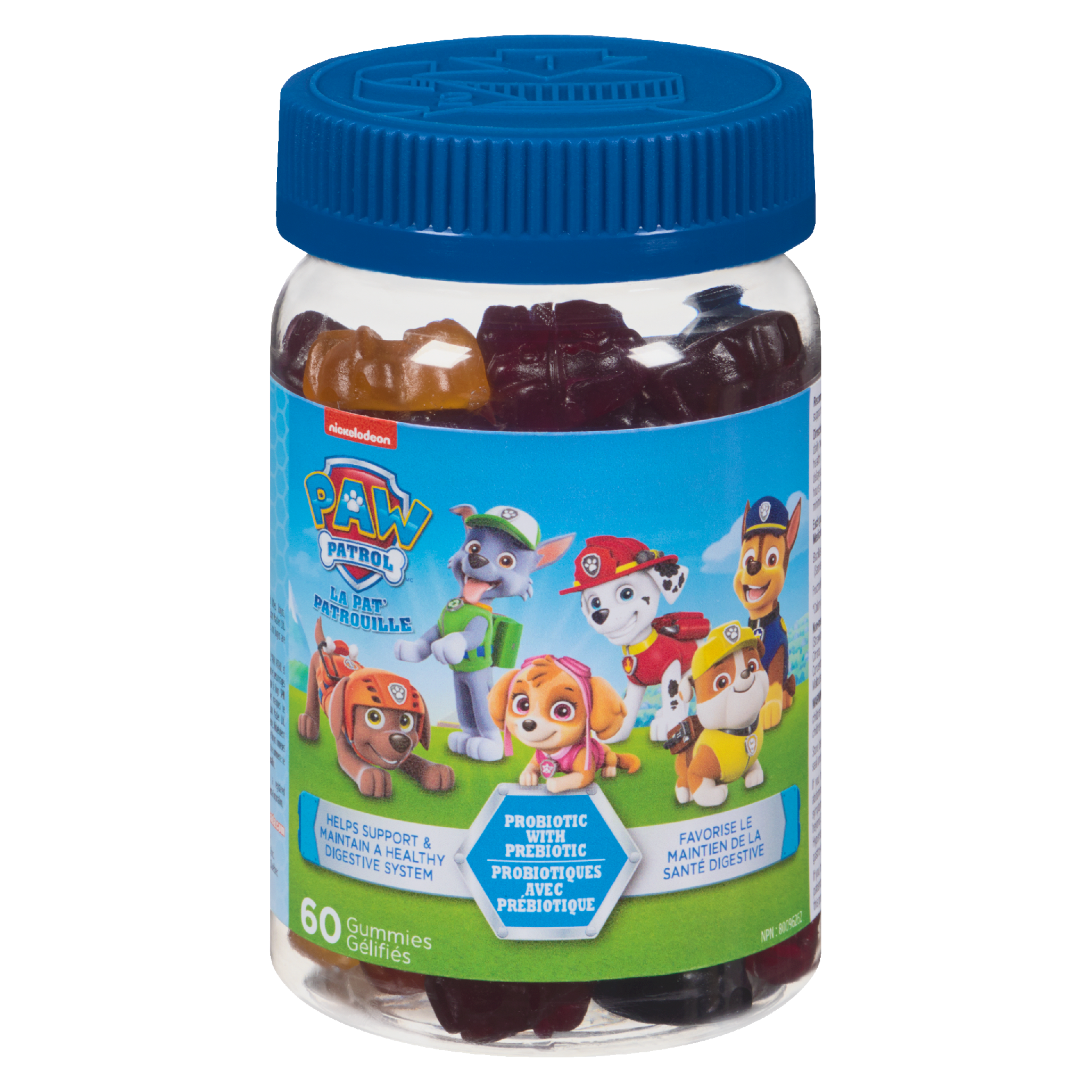 Paw Patrol Probiotic with Prebiotic 60 Gummies