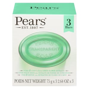 Pears Transparent Soap 3 Bars x 75 g