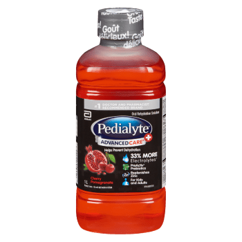 Pedialyte Advanced Care + Oral Rehydration Solution Cherry Pomegranate 1 L