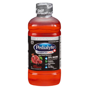 Pedialyte Advanced Care + Oral Rehydration Solution Cherry Pomegranate 1 L