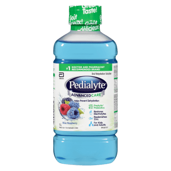 Pedialyte AdvancedCare Oral Rehydration Solution Blue Raspberry 1 L