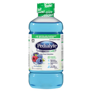 Pedialyte AdvancedCare Oral Rehydration Solution Blue Raspberry 1 L