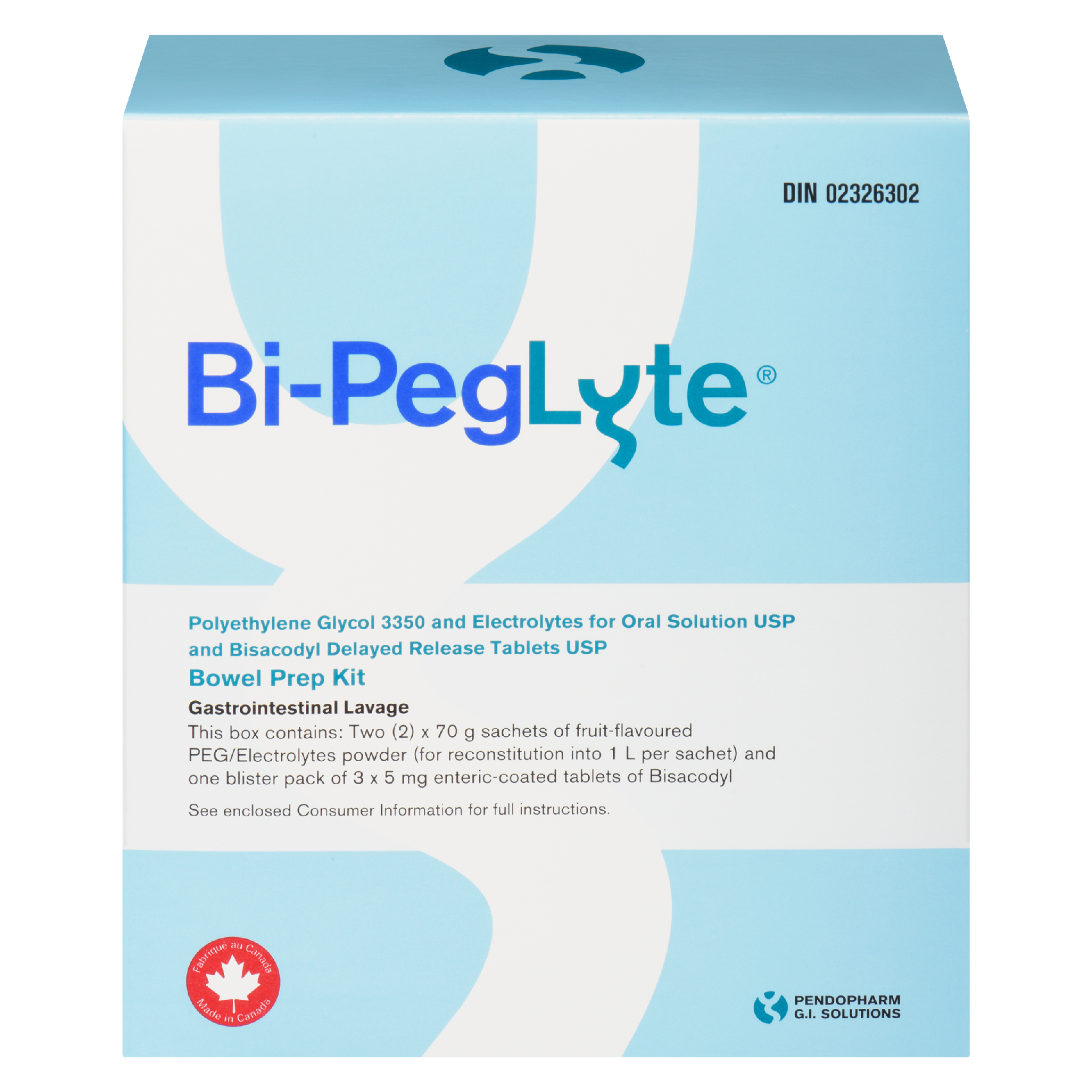 Pendopharm G.I. Solutions Bi-PegLyte Bowel Prep Kit