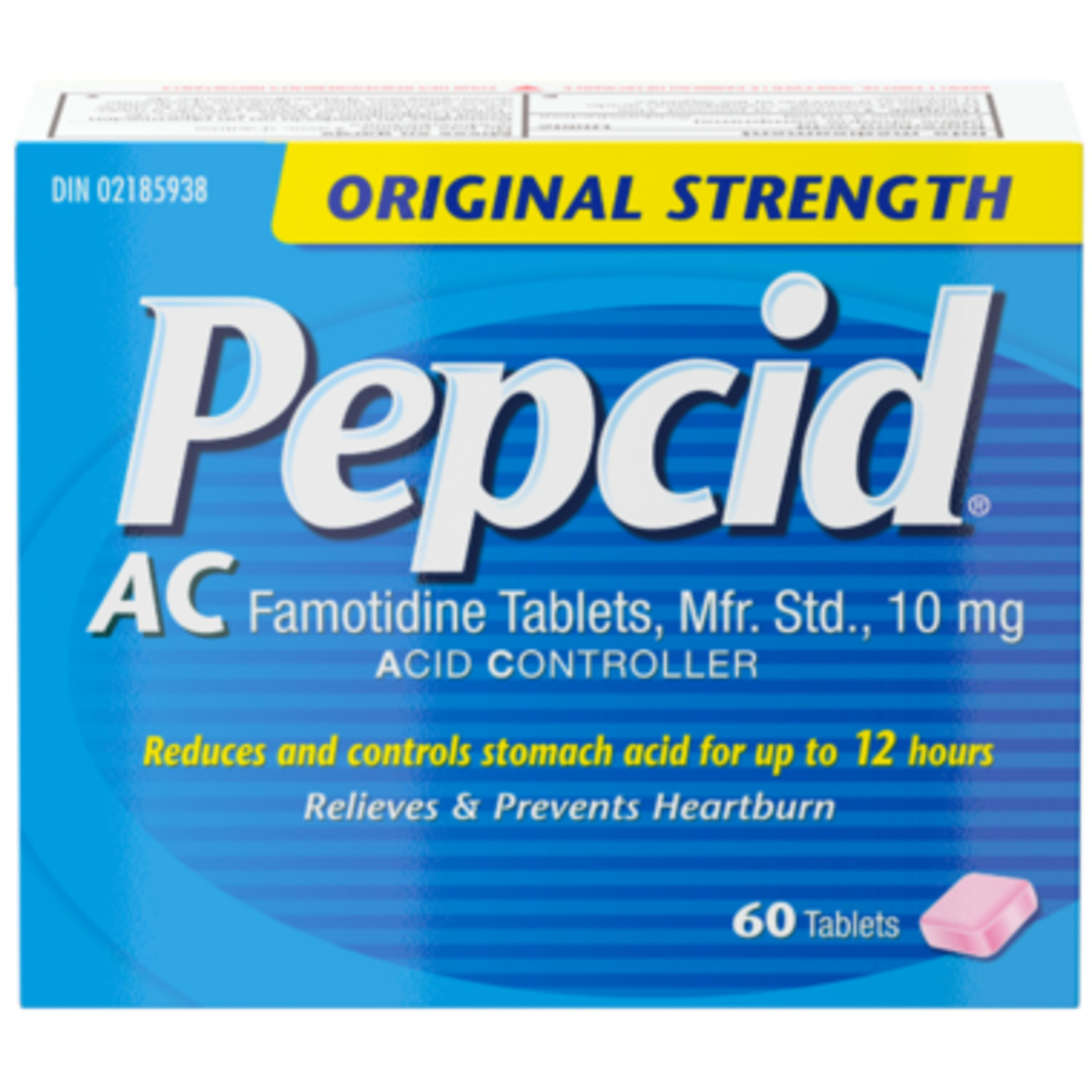 Pepcid Acid Controller Original Strength 60 Tablets