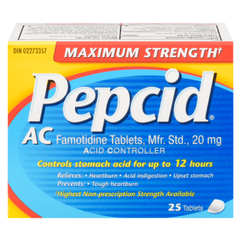 Pepcid Acid Controller Maximum Strength 25 Tablets