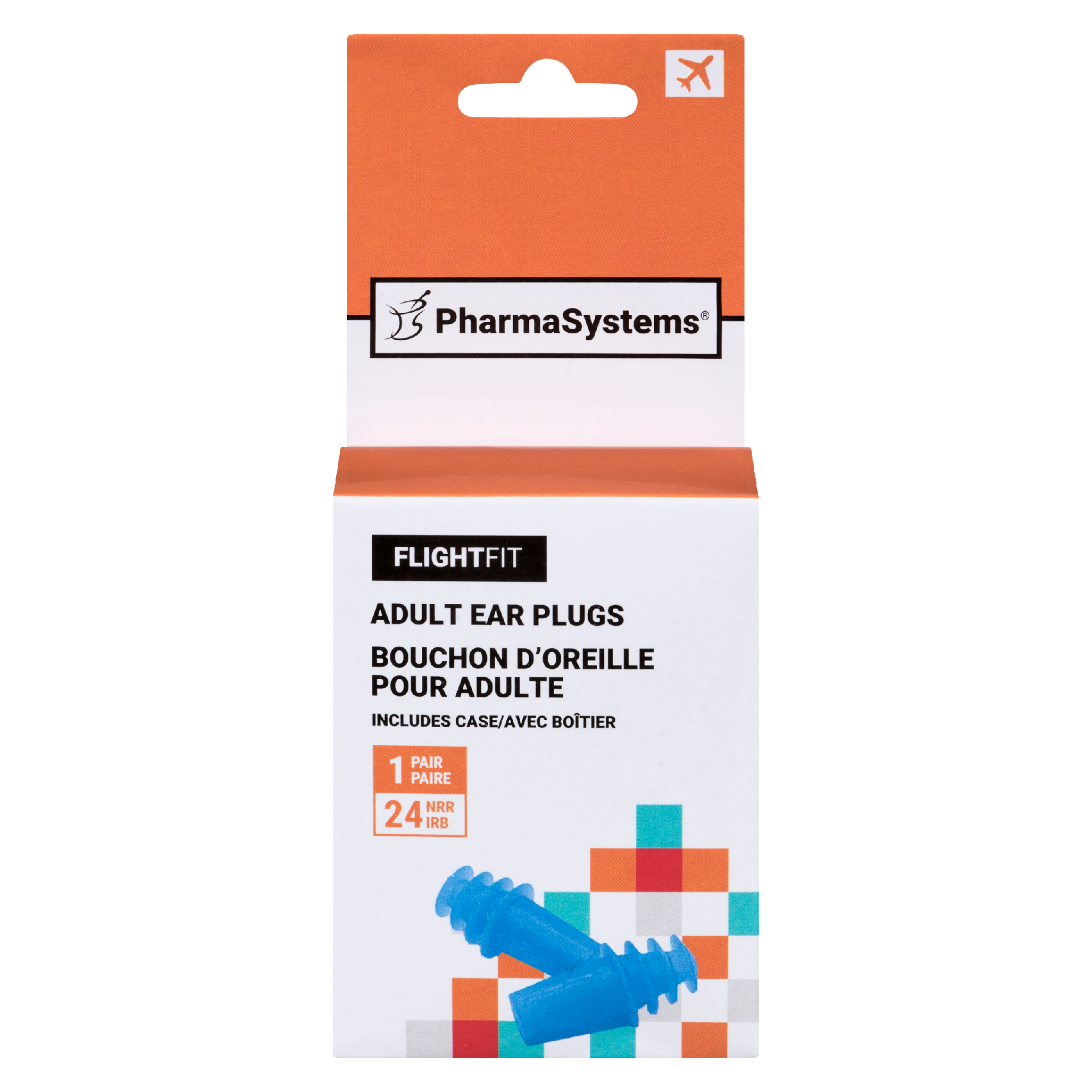 PharmaSystems FlightFit Adult Ear Plugs 1 Pair
