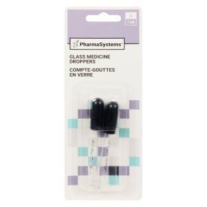 PharmaSystems Glass Medicine Droppers 1 ml