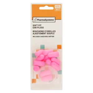 PharmaSystems Soft Fit Ear Plugs 6 Pairs