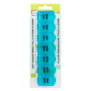 PharmaSystems Soft Squeeze Weekly Pill and Vitamin Planner