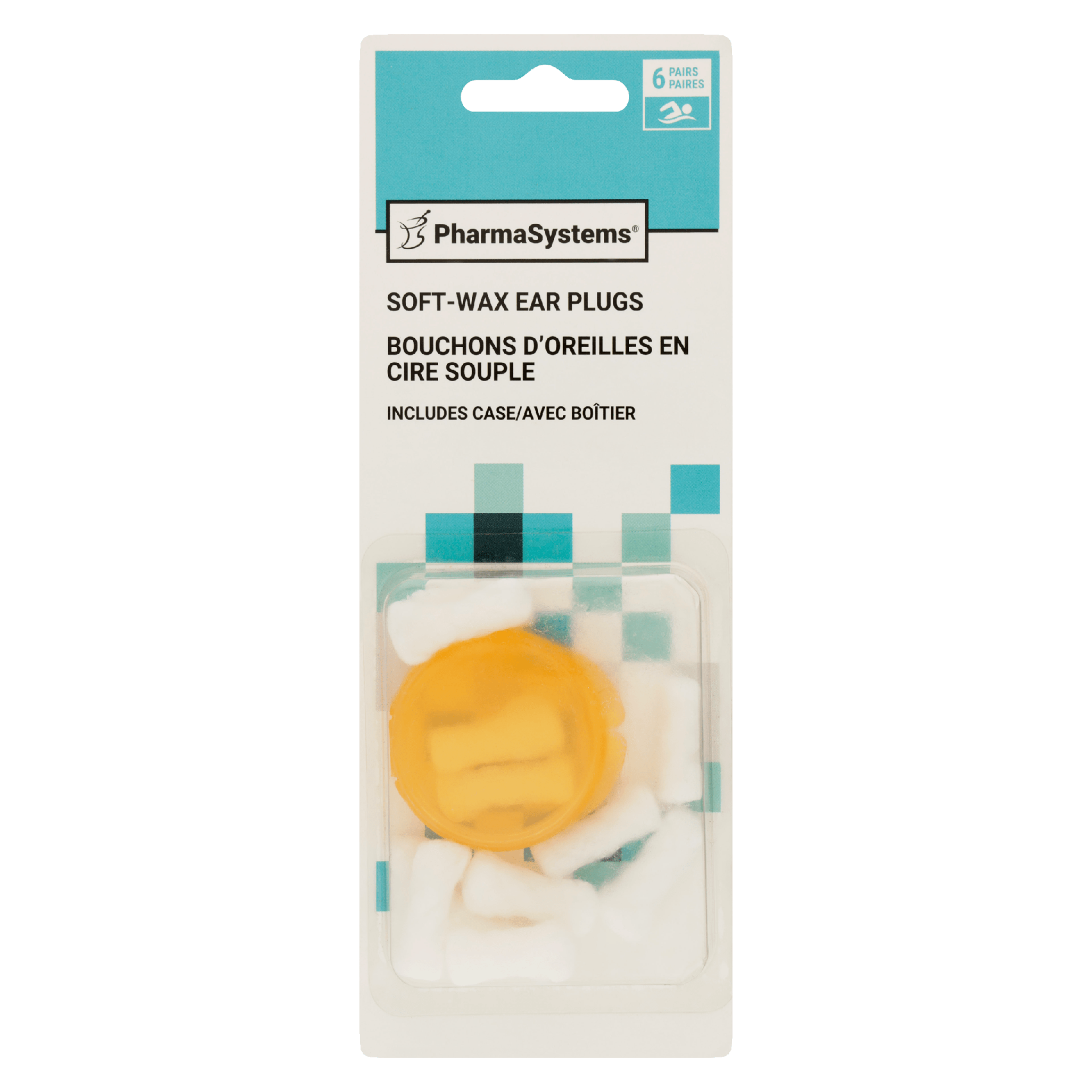 PharmaSystems Soft-Wax Ear Plugs 6 Pairs