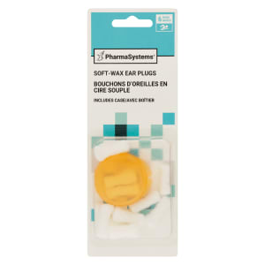 PharmaSystems Soft-Wax Ear Plugs 6 Pairs