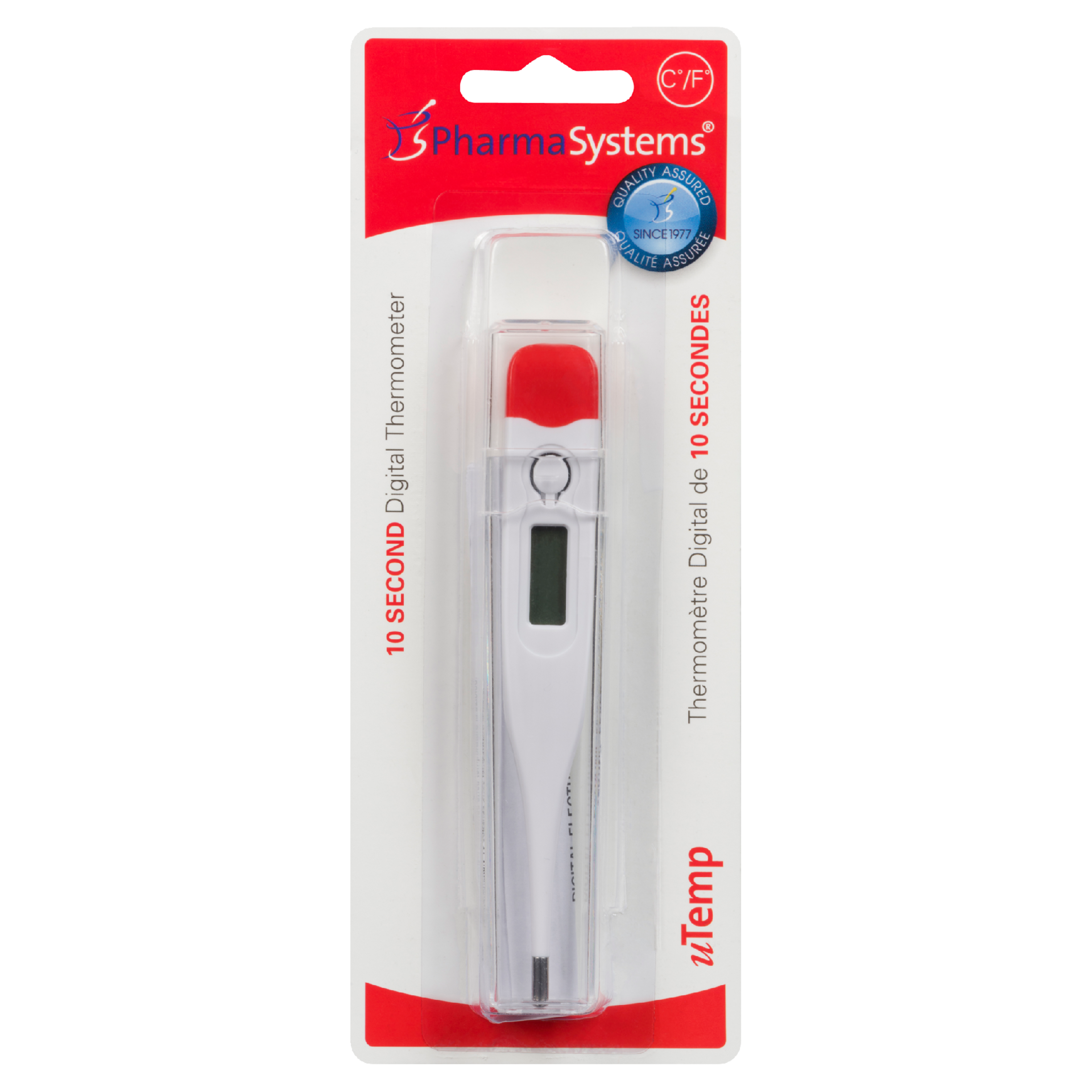 PharmaSystems uTemp Digital Thermometer 10 Second