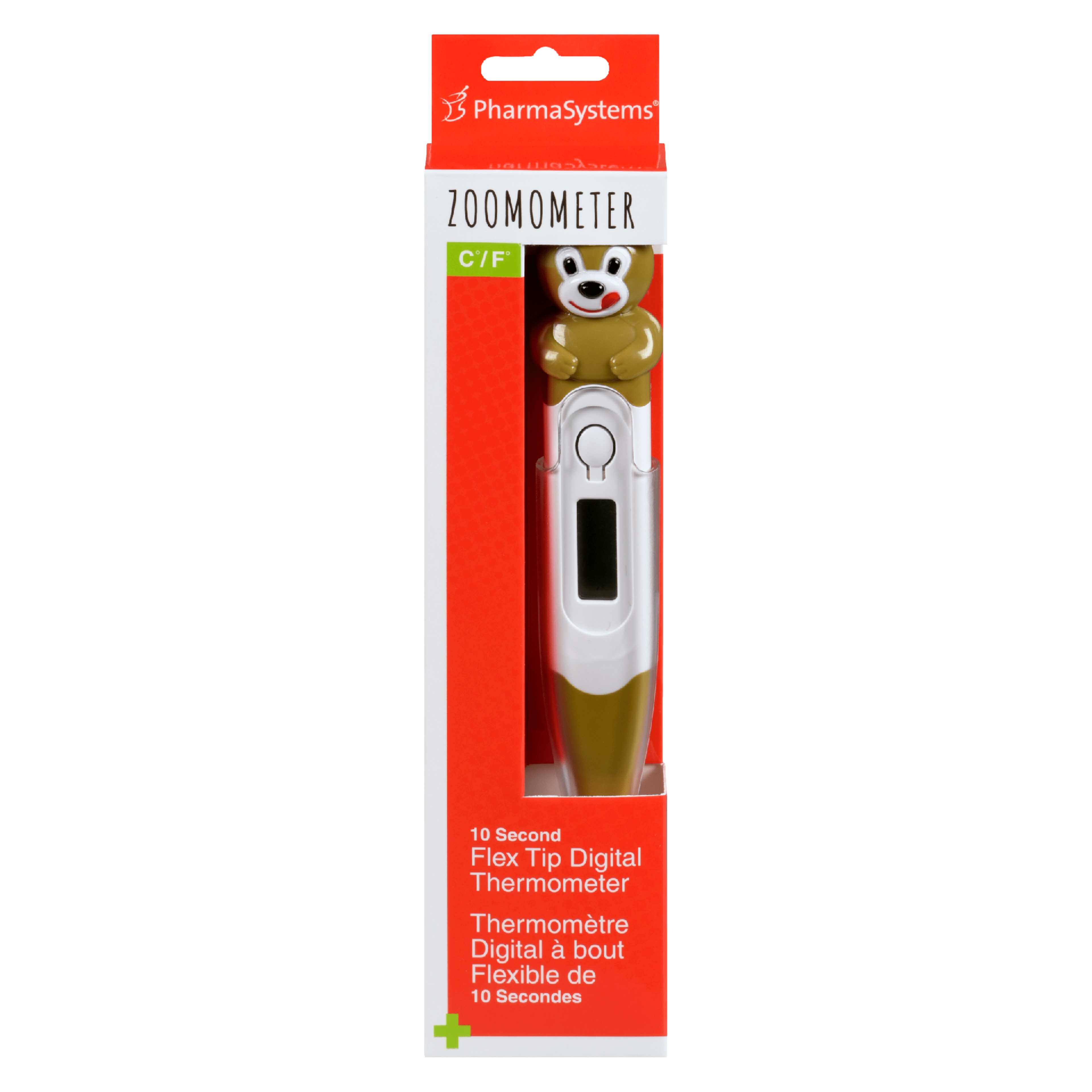 PharmaSystems Zoomometer 10 Second Flex Tip Digital Thermometer