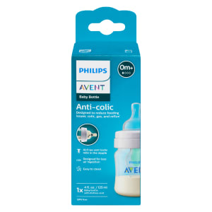 Philips Avent Baby Bottle Anti-Colic 0m+ 125 ml 1x Baby Bottle with AirFree Vent