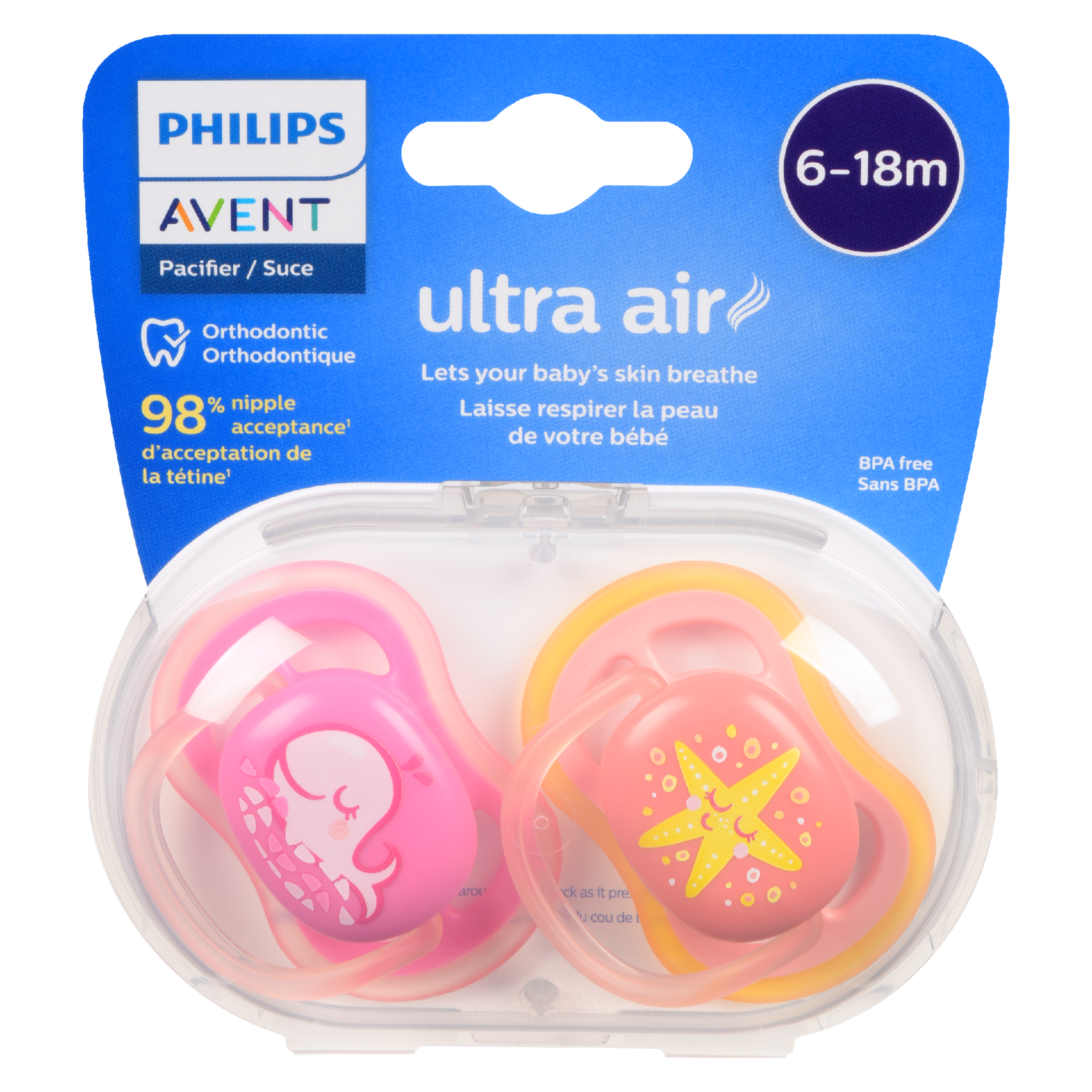 Philips Avent Pacifier Ultra Air 6-18m