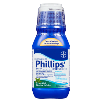 Phillips' Milk of Magnesia USP Fresh Mint 350 ml