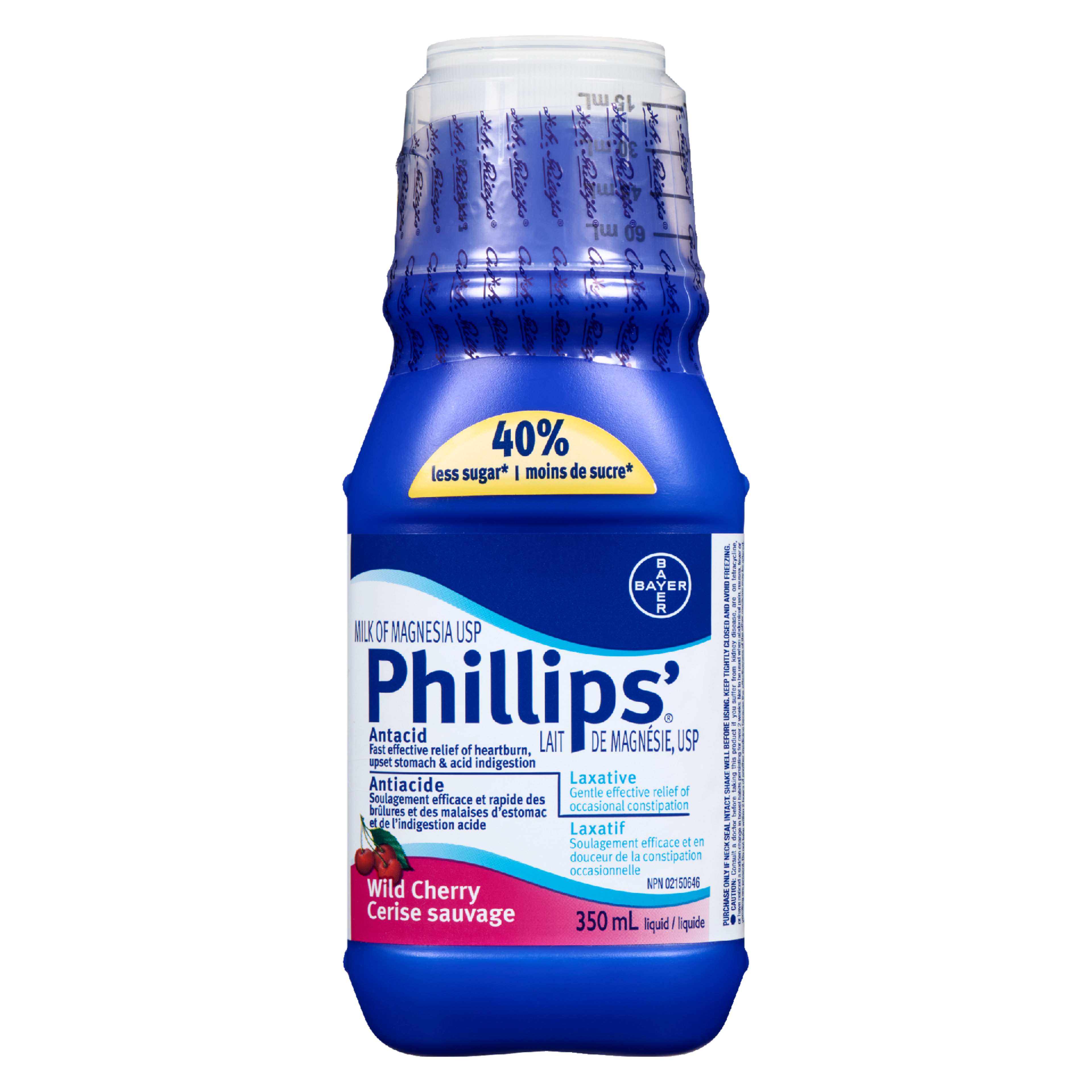 Phillips' Milk of Magnesia USP Wild Cherry 350 ml