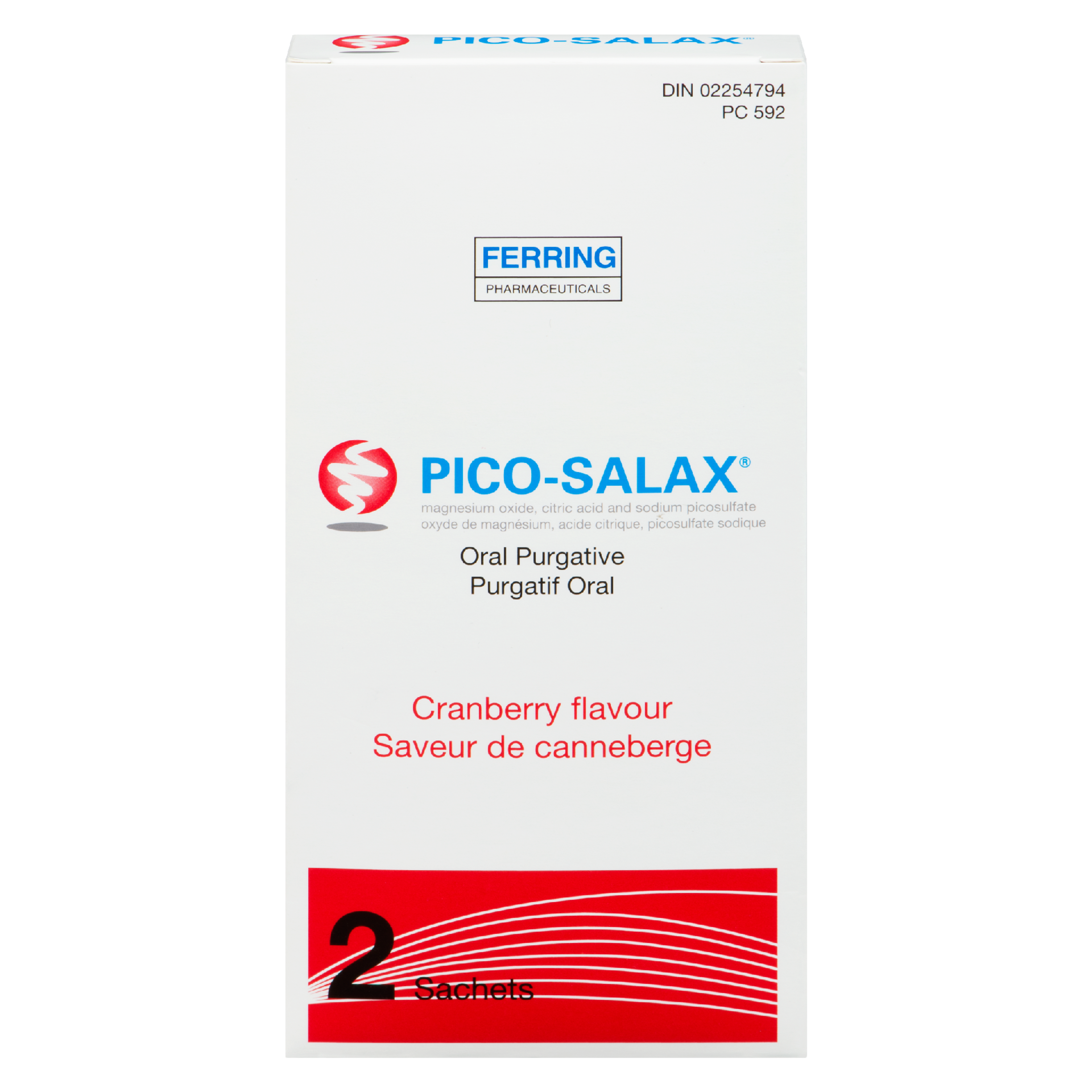 Pico-Salax Oral Purgative Cranberry Flavour 2 Sachets