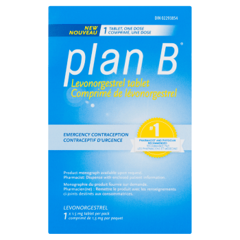 Plan B Levonorgestrel Tablet Emergency Contraception 1.5 mg