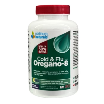 Platinum Naturals Oregano-8 Cold and Flu (90 Capsules)