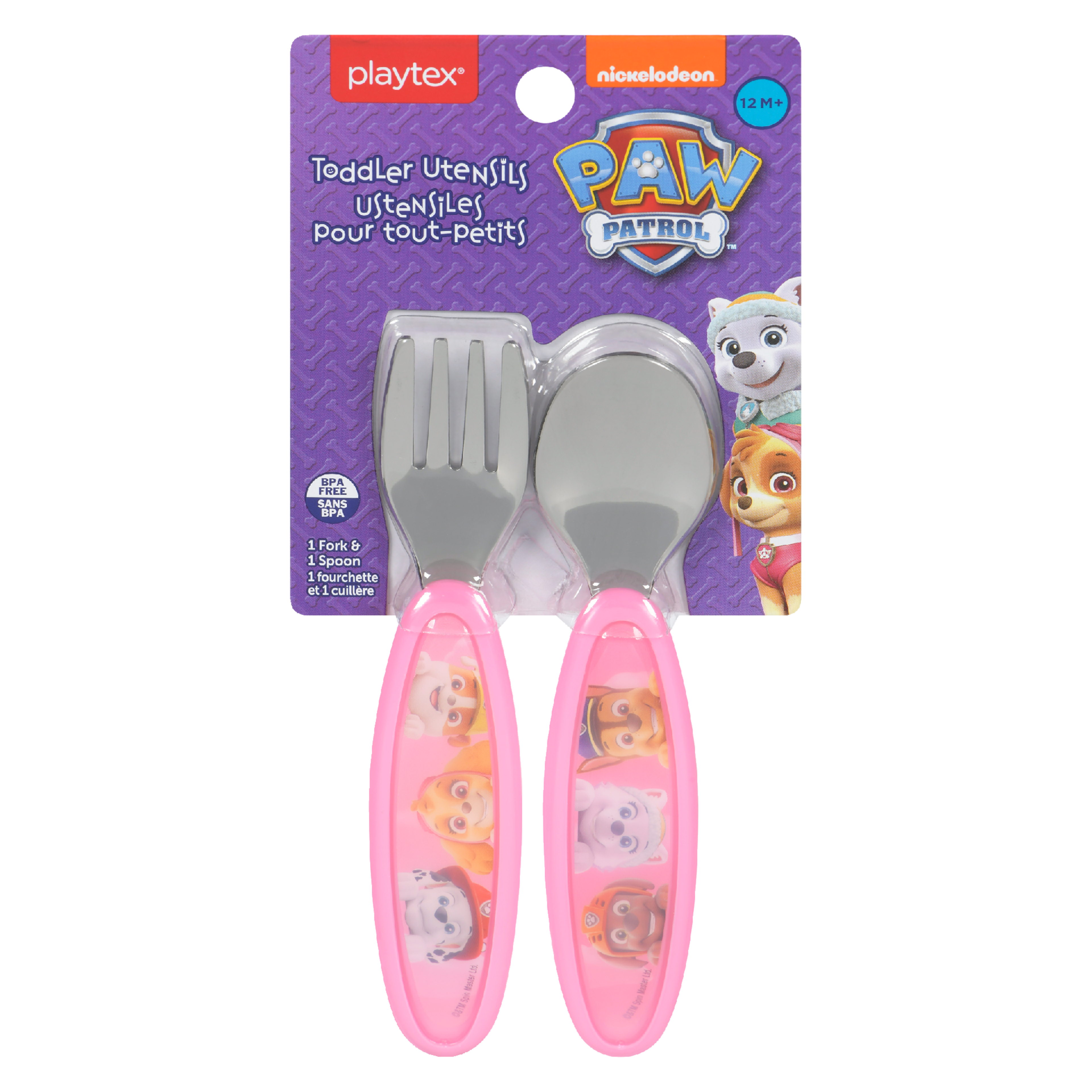 Playtex Paw Patrol Toddler Utensils 12 m+